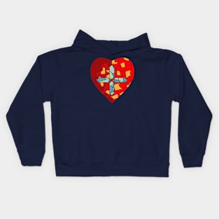 cross glass Kids Hoodie